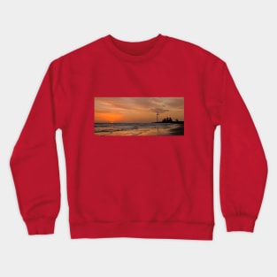 Daybreak on the beach Crewneck Sweatshirt